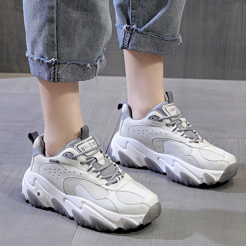 Women's autumn and winter new 2021 women's shoes trendy shoes breathable thick-soled thin sports casual shoes women