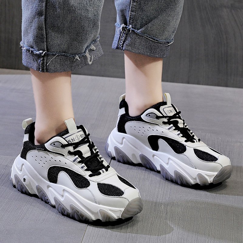 Women's autumn and winter new 2021 women's shoes trendy shoes breathable thick-soled thin sports casual shoes women